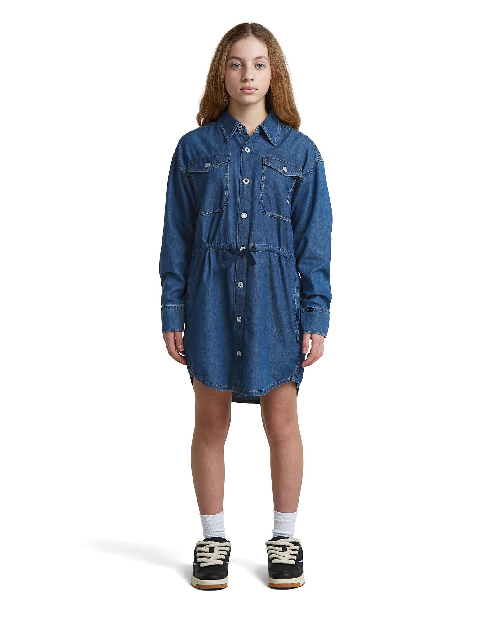 G-Star Mädchen Girls Relaxed Drawcord Kleid Dress