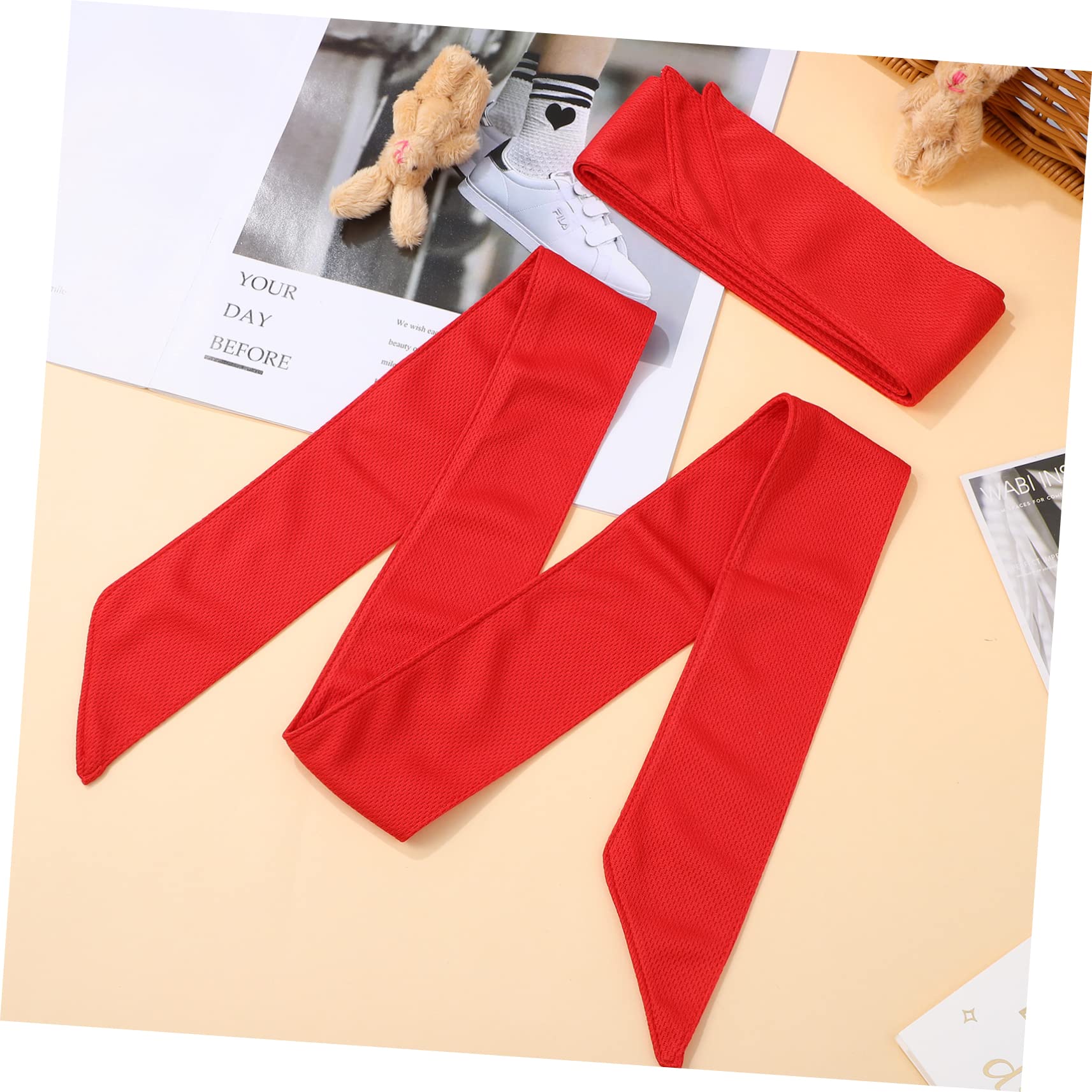 BESPORTBLE 8 Pcs Écharpe Bandeaux De Sueur Bandeaux pour Femmes Attaches De Cheveux pour Femmes Bandanas pour Femmes Bandeaux De Tennis Bandanas De Couleur Unie Cravate Bandeau pour Femmes