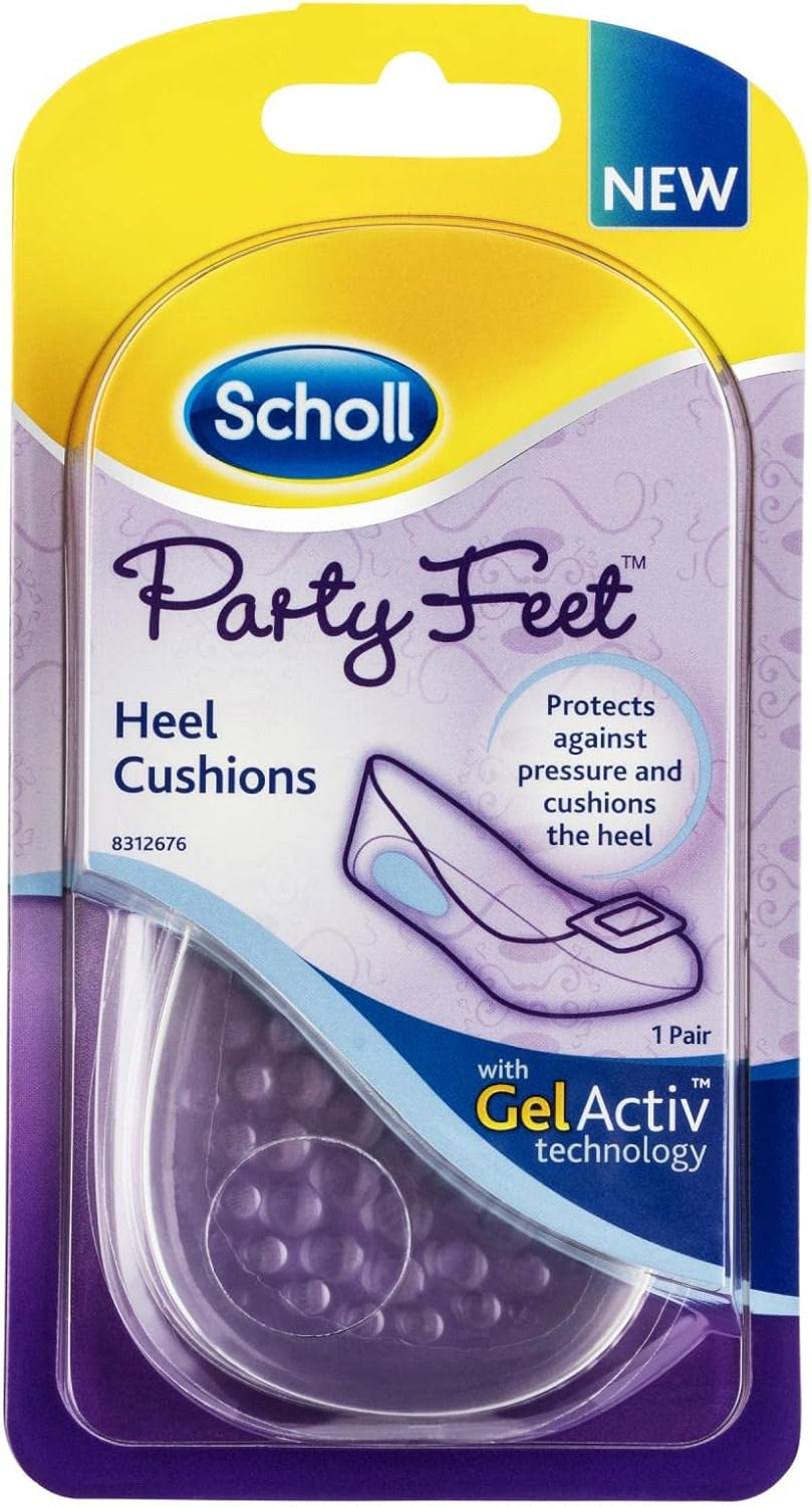 Scholl Party Feet Invisible Gel Heel Cushions Health