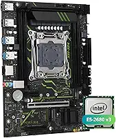 QUASAR Kit Upgrade Placa-Mãe X99 XD4 2.0 Chipset C612, Suporte 128GB, Compatível Win 11 e TPM 2.0 + Processador Xeon E5-2680v3 (Placa + Xeon)