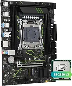 QUASAR Kit Upgrade Placa-Mãe X99 XD4 2.0 Chipset C612, Suporte 128GB, Compatível Win 11 e TPM 2.0 + Processador Xeon E5-2680v3 (Placa + Xeon)