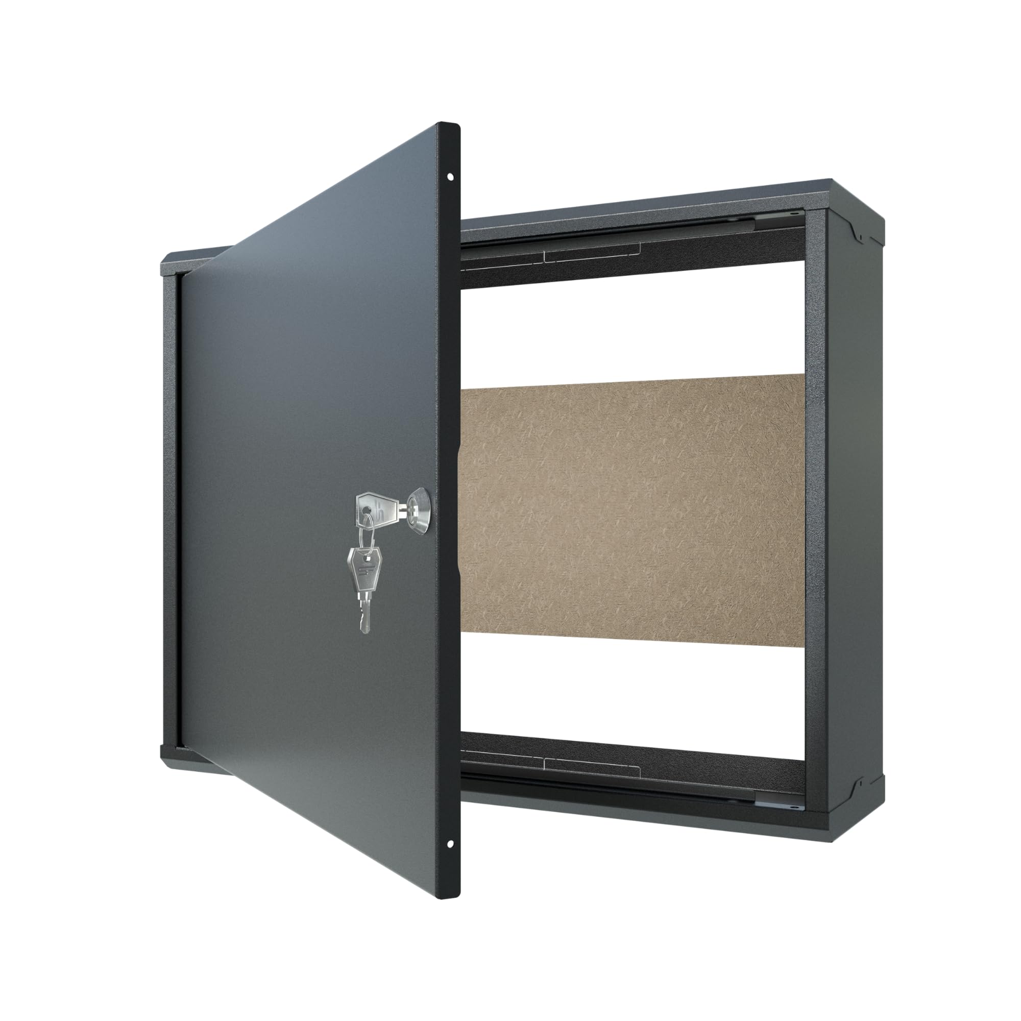 Externer Verteilerkästen 520x400x140mm IP20 - Schaltkasten aus Stahl - verteilerkasten aufputz, Wasserdichte Box und staubdicht - Schrank mit Schloss und zwei Schlüssel
