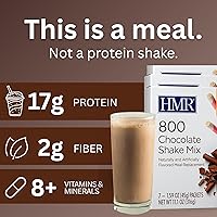 Vista 3 de HMR 800 Shake - Mezcla de reemplazo de comida Batido de chocolate en polvo para apoyar la pérdida de peso saludable 0.67 oz de proteína Fácil