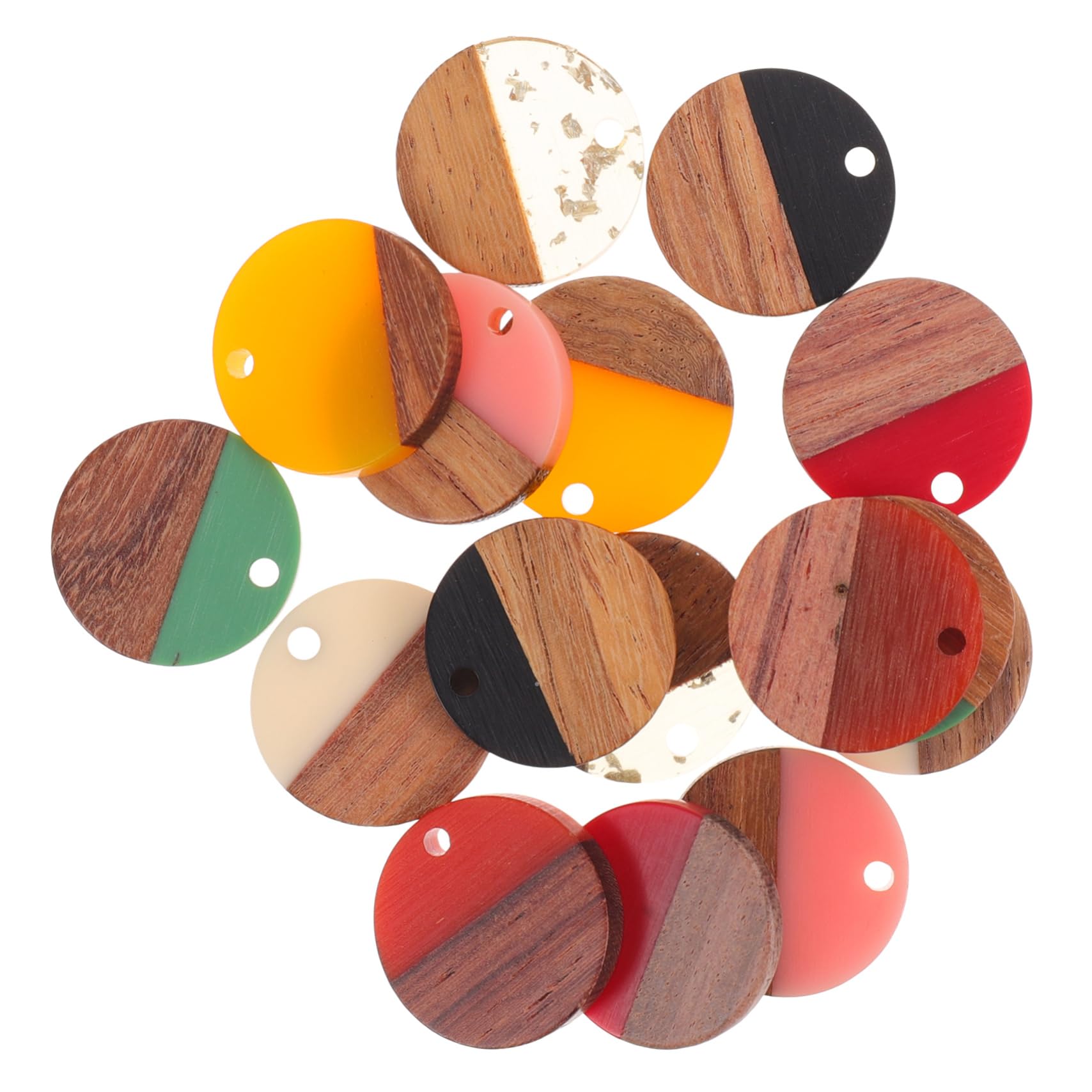 Lurrose 32pezzi Ciondoli Per Creazioni Fai Da Te Accessori Per Collane e Bracciali Materiale Leggero e Versatile Per Orecchini e Decorazioni Personalizzate