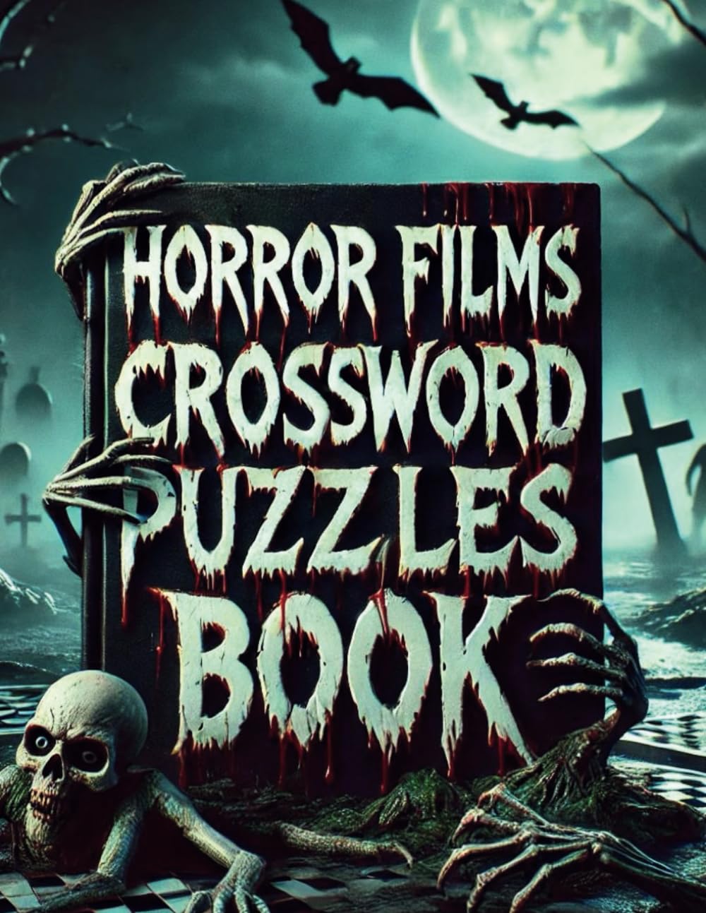 Horror Films Crossword Puzzles Book: 45 Challenging Puzzles Inspired by Iconic and Cult Scary Movies