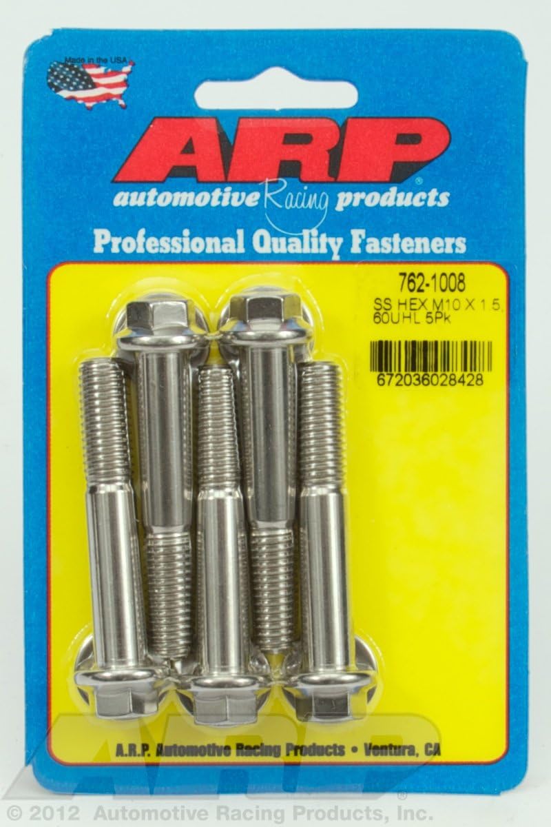 ARP 7621008 M10 x 1.50 x 60 Hex Stainless Steel Bolt