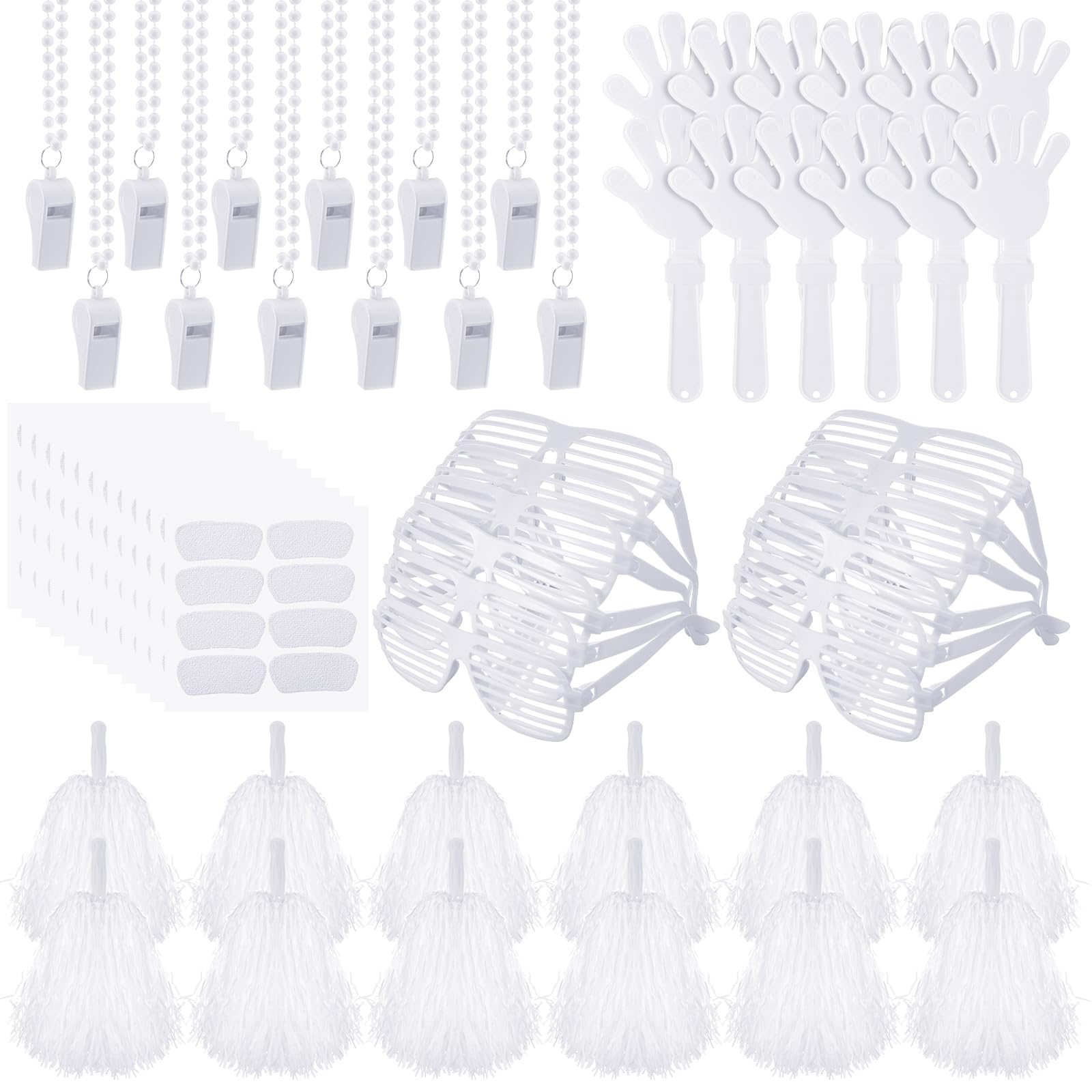 Realspring 148 Pcs Spirit Week Accessories School Team Spirit Items