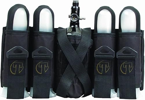 Miniatura 5 de Tippmann A-5 .68 - Marcador de pistola de paintball con tanque HPA 48/3000, control remoto de desconexión rápida, arnés 4+1 Sport Series con paquete