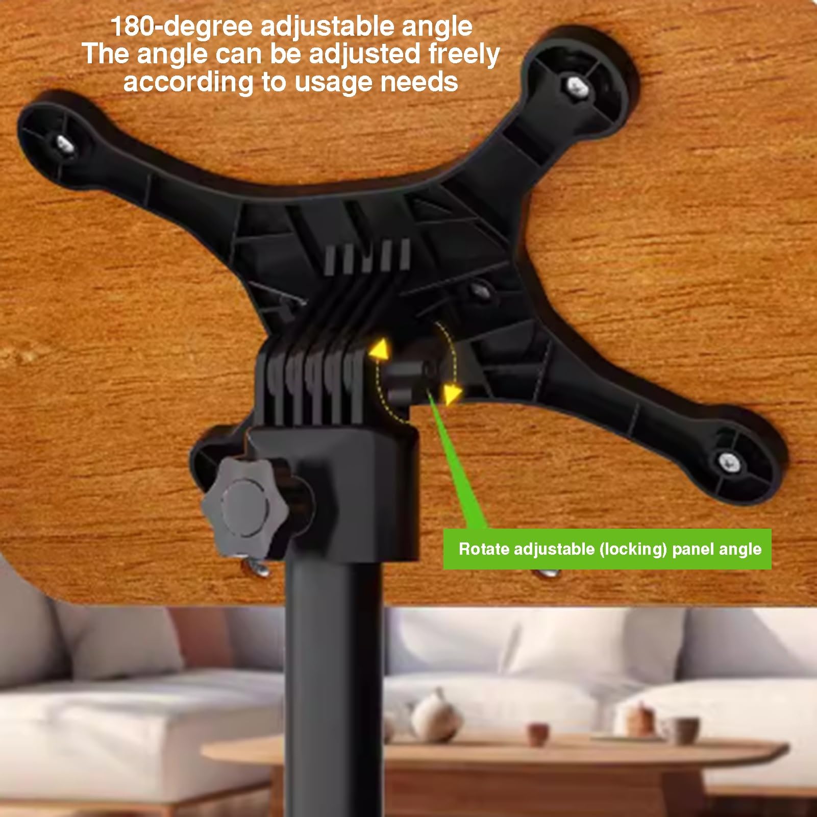 Support De Livre Sur Pied, Support De Livre Au Sol Avec Hauteur Et Angle Réglables, Support De Musique Polyvalent Avec Clips De Page, Capacité De Charge De 15 Kg(Brown,50-90cm)