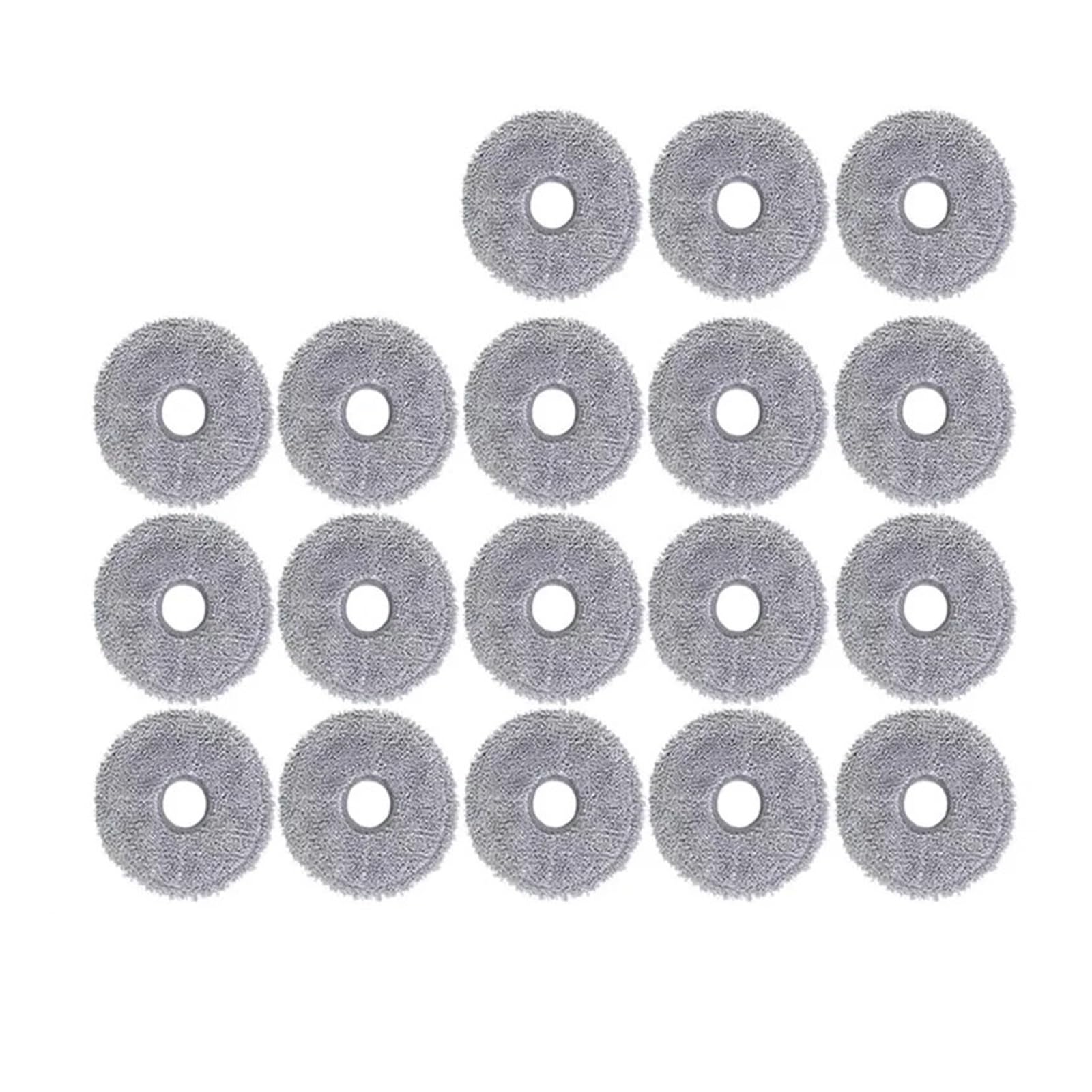 Kicici Accessories Compatible With Dreame L40 Ultra / X40 Ultra Robot Vacuum Spare Parts Main Side Brushes Mop Cloths HEPA Filters Dust Bags(Set12)