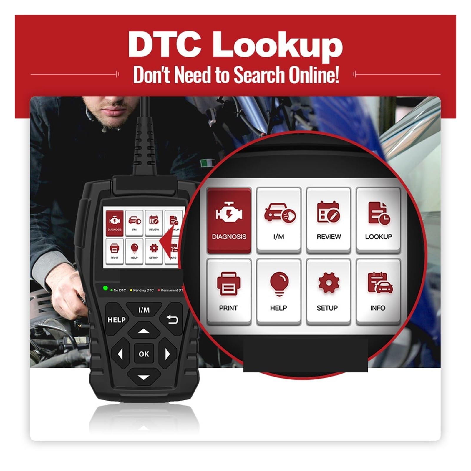 Auto OBD2 Scanner Diagnostyka Samochodowa Z Systemem Check Engine Odczyt Czytnika Kodów