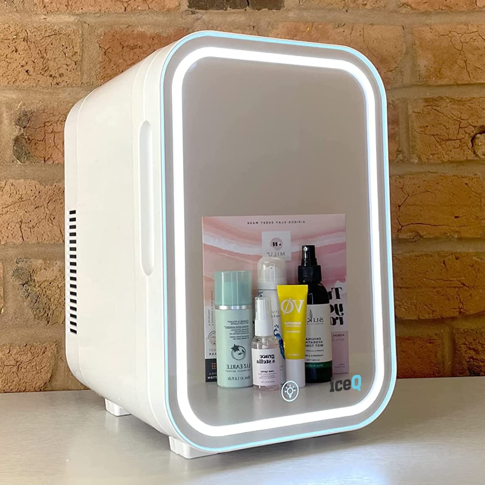 Buy iceQ 6 Litre Mini Fridge Mirrored LED White for Office