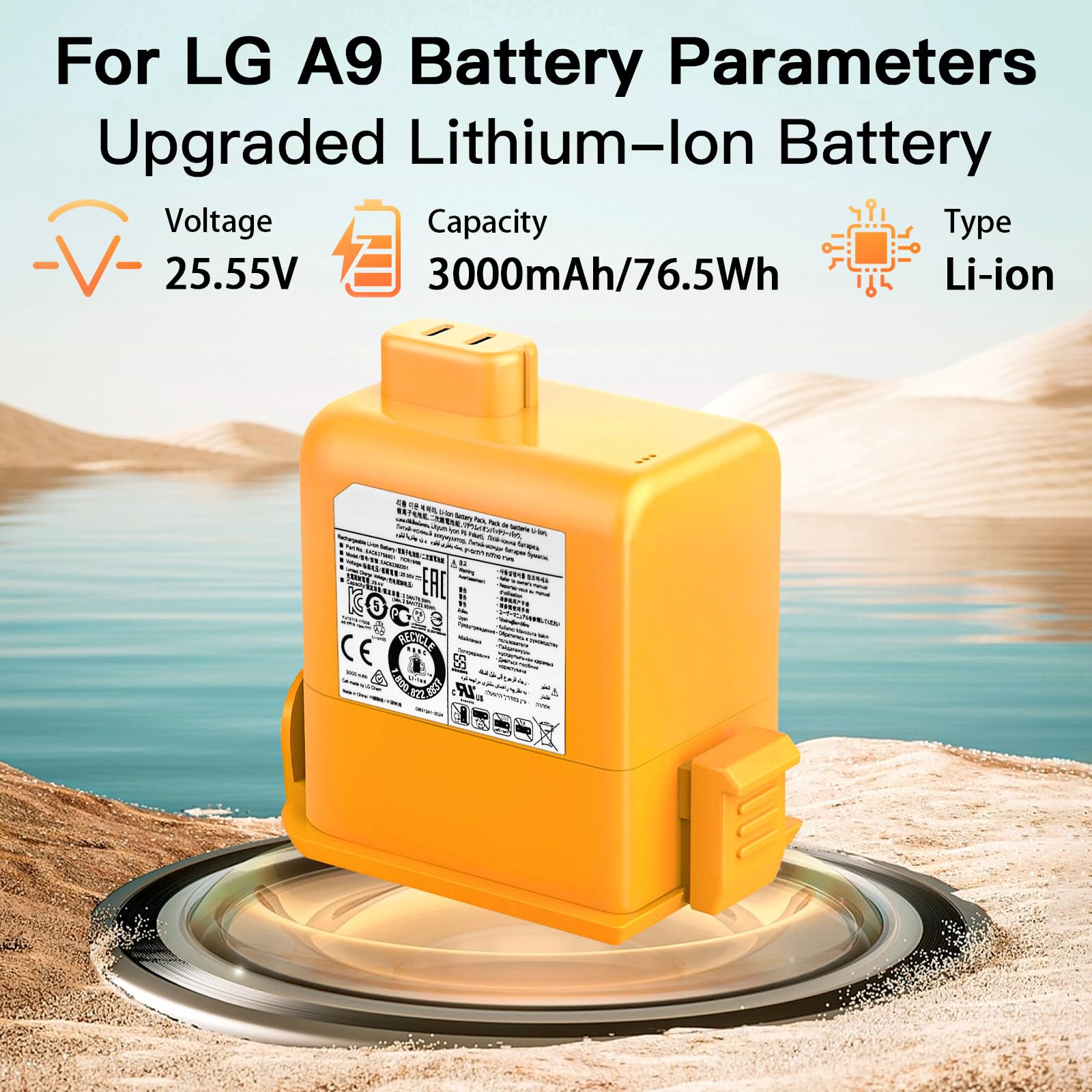 Amazon.com: Lcenerga 3000mAh for LG Vacuum Battery Replacement for