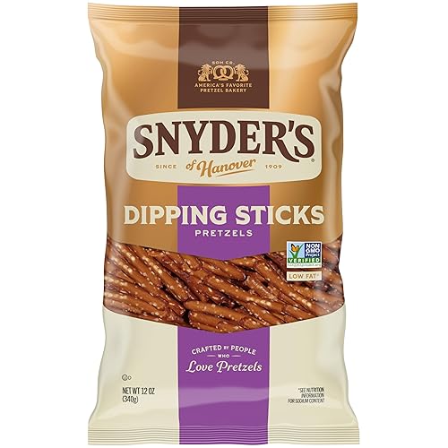 Snyder's of Hanover, Palitos de inmersión de pretzel, bolsa de 12 onzas