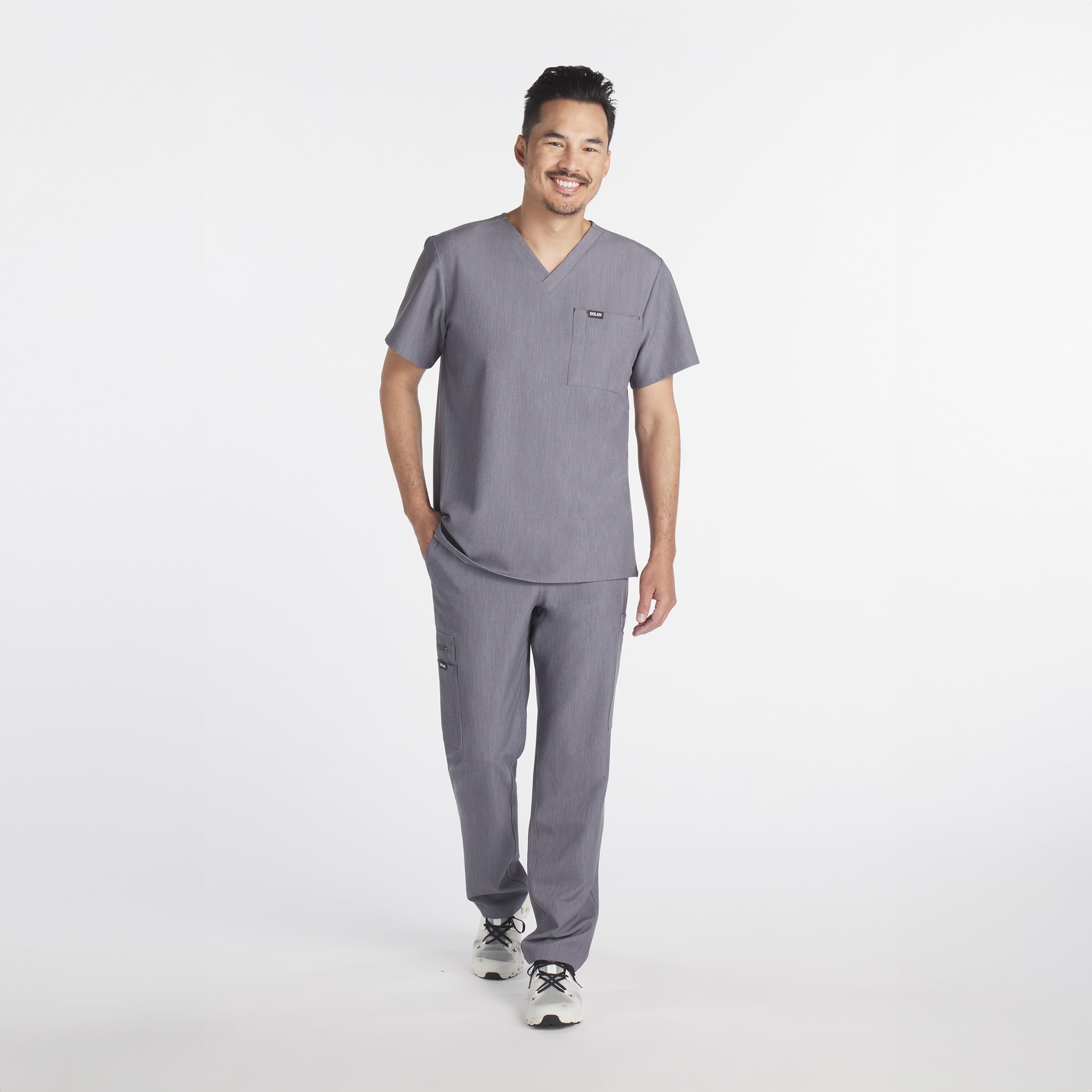 DOLAN Clarke Men's CORE Scrub Top Graphite