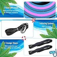 Vista 4 de Alfombrilla de agua flotante grande Lily Pad Flotante para lagos