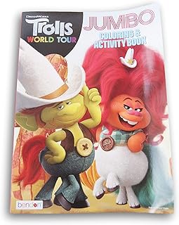 Trolls Movie Coloring and Activity Book - World Tour - 64 Page