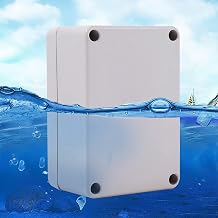 IP66 Waterproof Dustproof Electrical Junction Boxes, Outdoor Sealed Thermoplastic ABS Cable Connection Enclosure Industrial Control Box100x68x50mm