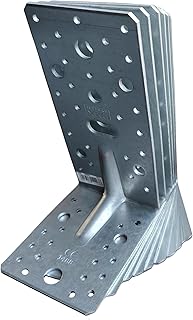 Schwerlast Winkelverbinder mit Sicke 172x105x90x3mm Bauwinkel DOP+ ETA 10 Stück