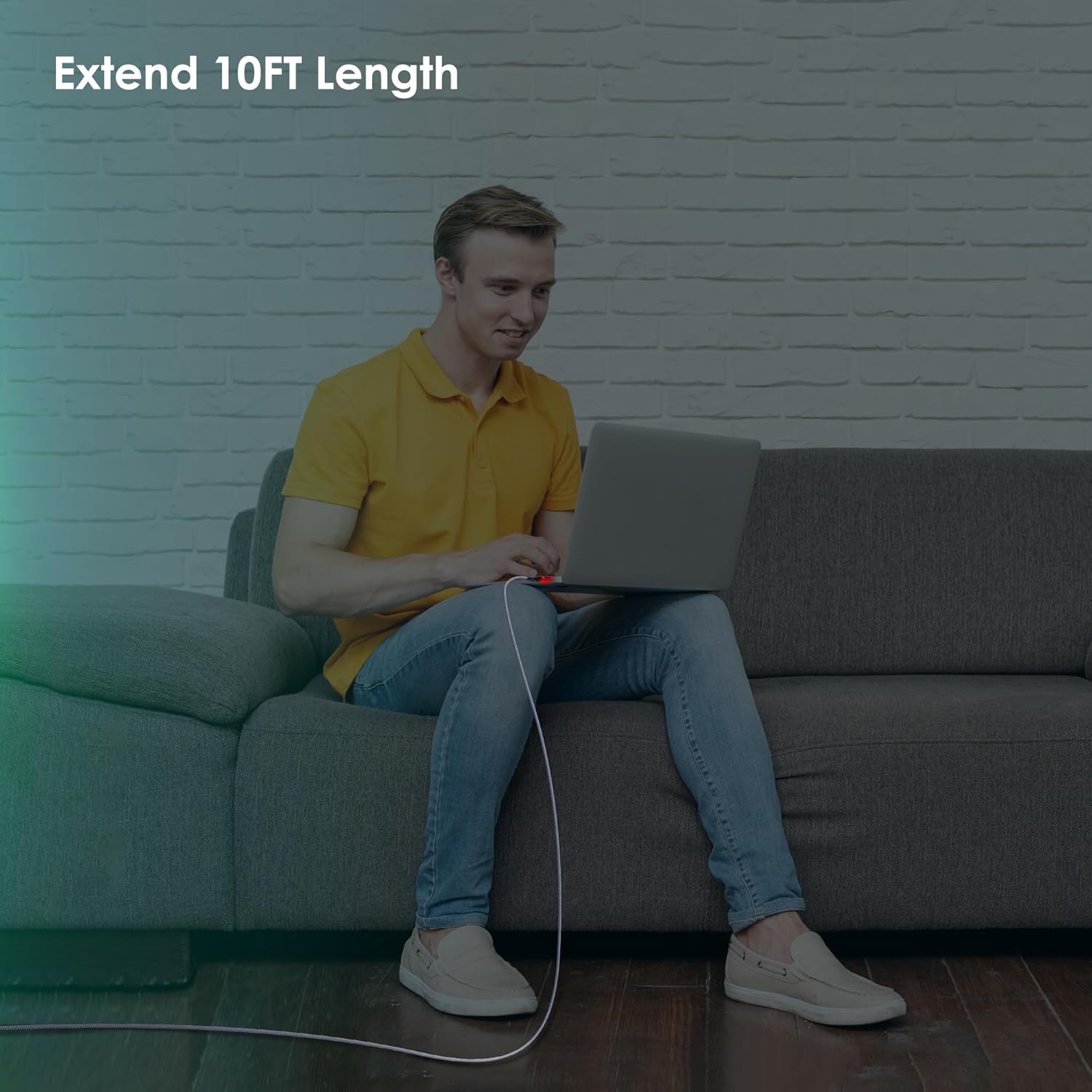Thunderbolt 5 Cable 10FT Compatible, 40Gbps, 8K@60Hz, 4K@144Hz, PD 240W, USB4 2.0 USB C Video Display Cable for Thunderbolt 4, iPhone 17, SSD, Mac mini M4 / M4 Pro, MacBook Pro