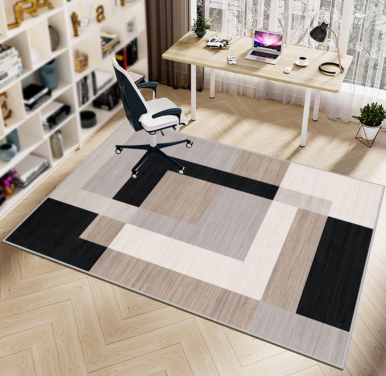Alfombra Protectora Suelo para Silla de Oficina Antideslizante 200 x 230 cm