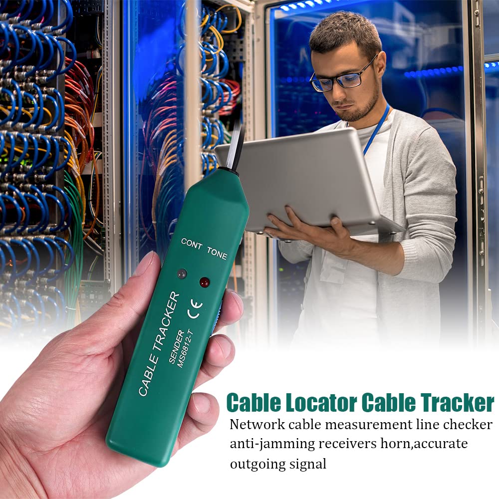 Cable Tracker, Kabelbruch Suchgerät Mähroboter, Kabelfinder Kabeltester Leitungssucher für Netzwerkkabel-Tester, Durchgang des Testschaltkreises