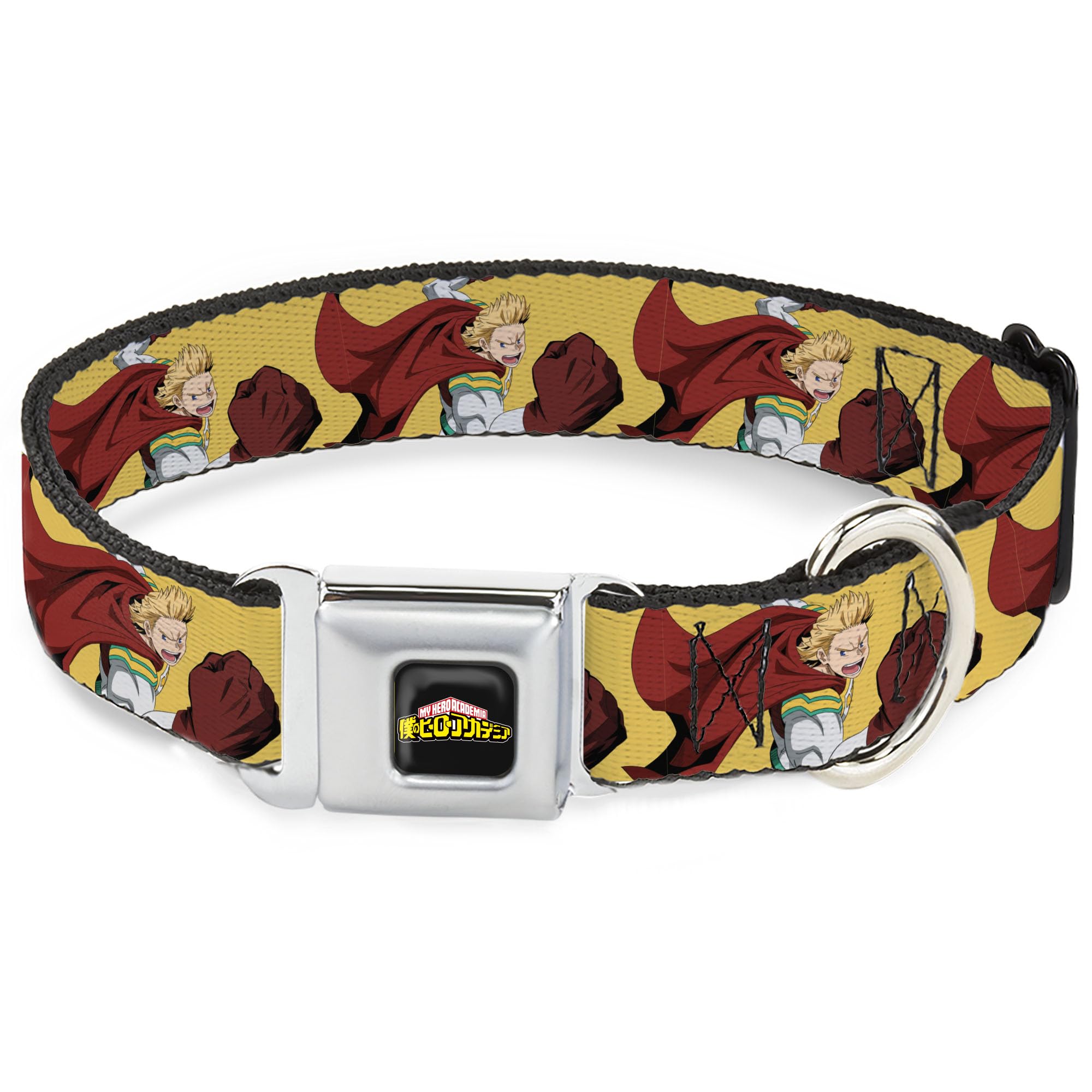 Collier pour chien avec boucle métal My Hero Academia sangle large 33-43 cm