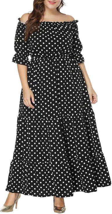 amazon plus size white maxi dresses