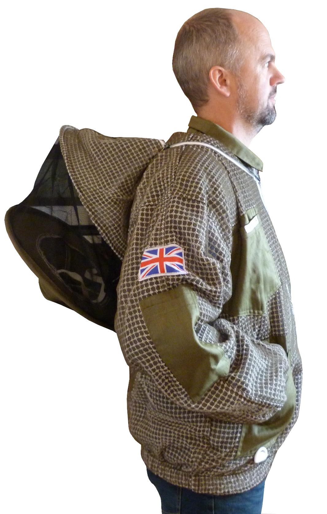 AGS Veste d'apiculture 3 couches ultra ventilée Vert Taille M