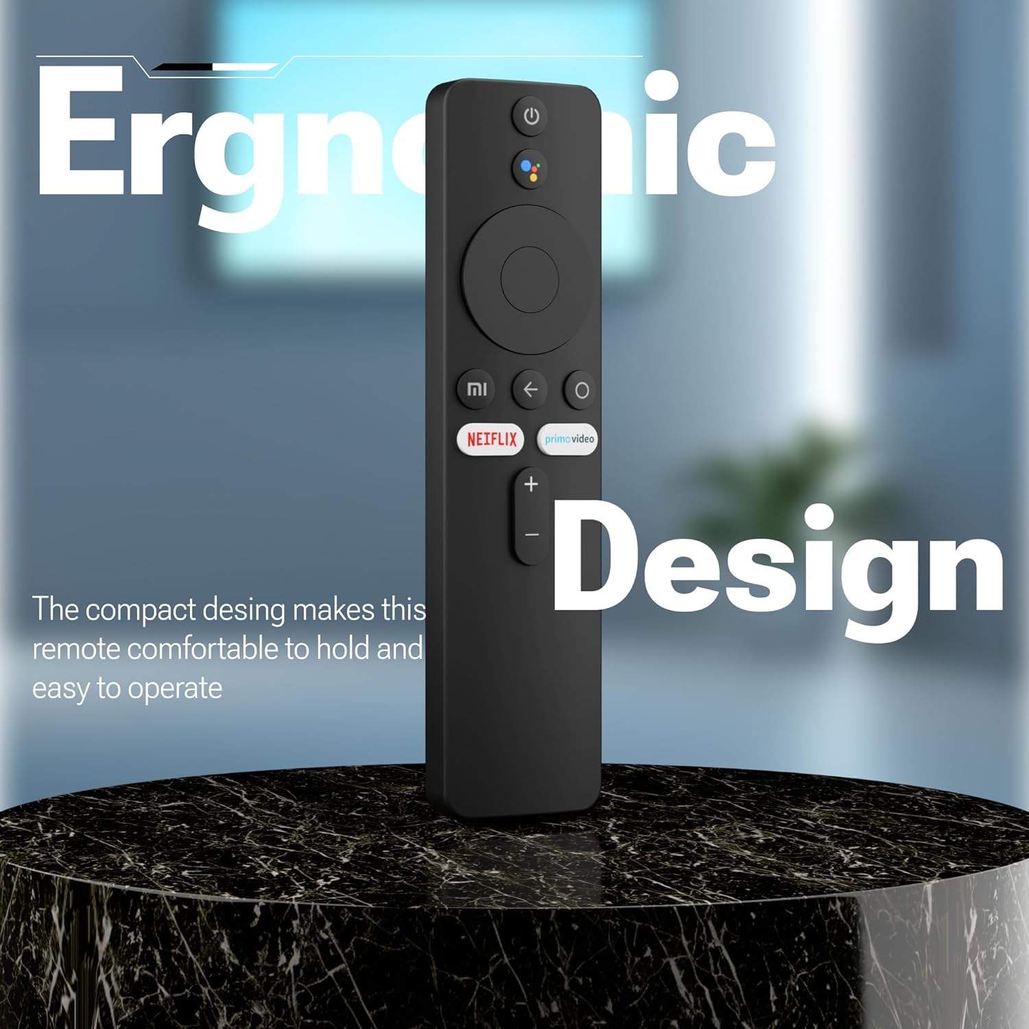 Mi TV Voice Remote Control with Bluetooth Voice Command, Compatible with Mi TVs bu Tu_DOX — Amazon image 6