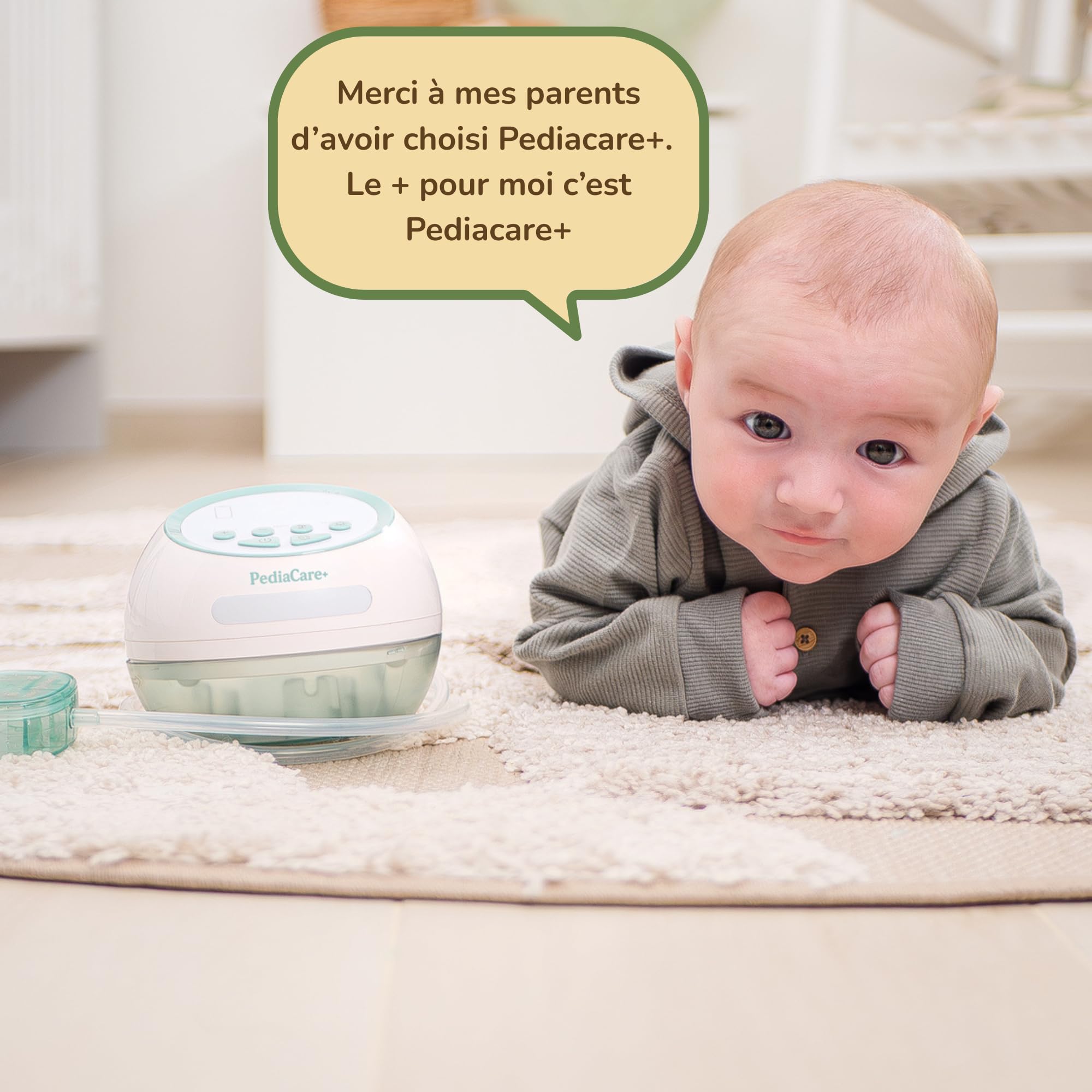 Pediacare+© Mouche Bébé Électrique Aspirateur Nasal Nez Bouché Nouveau-Né Enfant Rechargeable USB Silencieux Hygiénique Embouts Souples Filtres Lavables Nettoyage Facile Portable Sécurisé