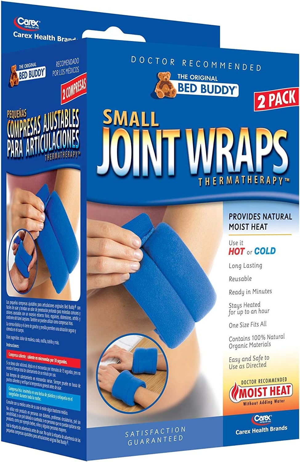 Bed Buddy mosit heat joint wraps, size: 3 inch width X 15 inch length, small - 2 ea