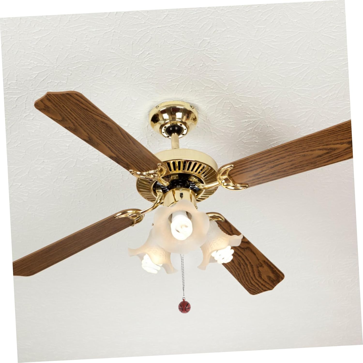 2pcs Hanging Chain Pull Beaded Chain Ceiling Fan Hanging Extension for Ceiling Fan Ceiling Extension Iron