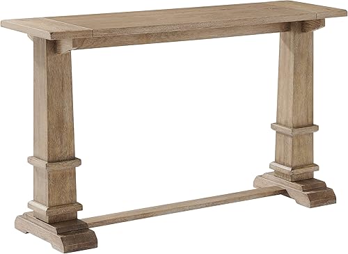 Crosley Furniture Joanna - Moderna mesa de consola de estilo rústico para pasillo, entrada, sala de estar, mesas decorativas, color marrón rústico