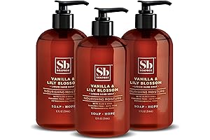 Soapbox Liquid Hand Soap, Vanilla & Lily Blossom