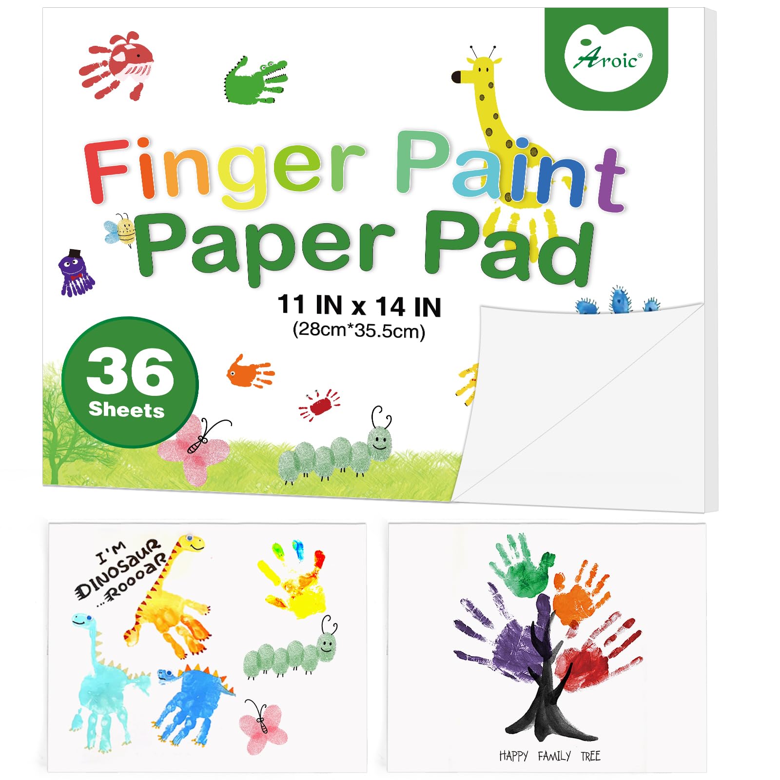 See full amazon price history chart for AROIC 36 Sheets Finger Paint Paper 11 x 14 inches, Paint Pad for Kids, Fingerpaint Paper For Toddlers And Kids, Kids Art Supplies, Art Paper Construction Paper for Finger Painting, Drawing AROIC 36 Sheets Finger Paint Paper 11 x 14 inches, Paint Pad for Kids, Fingerpaint Paper For Toddlers And Kids, Kids Art Supplies, Art Paper Construction Paper for Finger Painting, Drawing (B0CS262SRG) Amazon Price History, Amazon Price Tracker