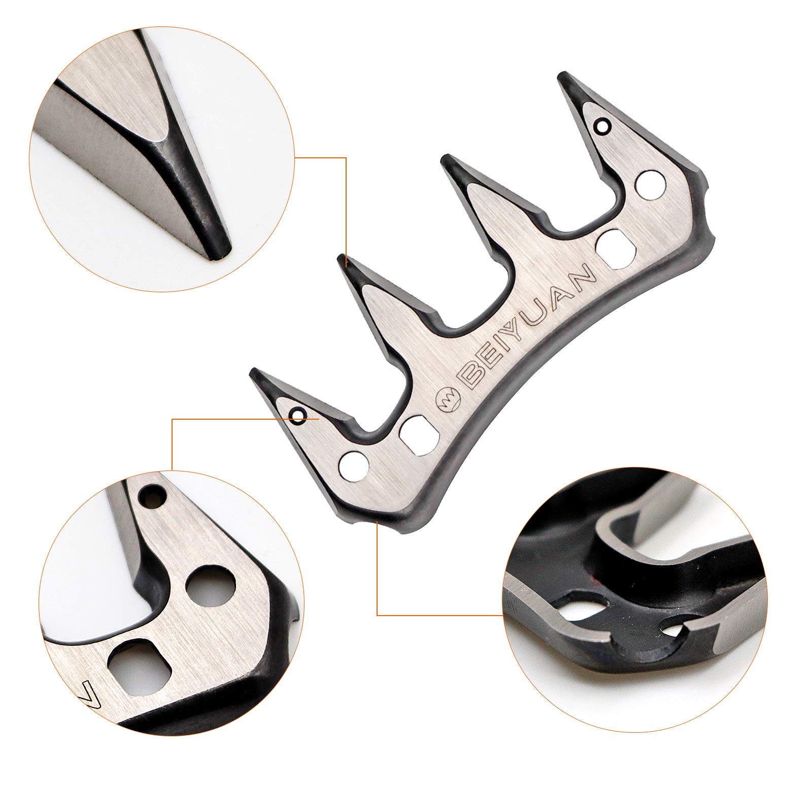 Cesoie per Pecore e Capre, Acciaio Inossidabile, 9 Denti, Silver