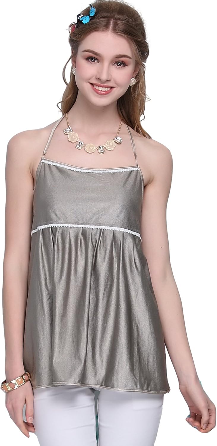 LVFEIER Anti Radiation Maternity Tank Silver