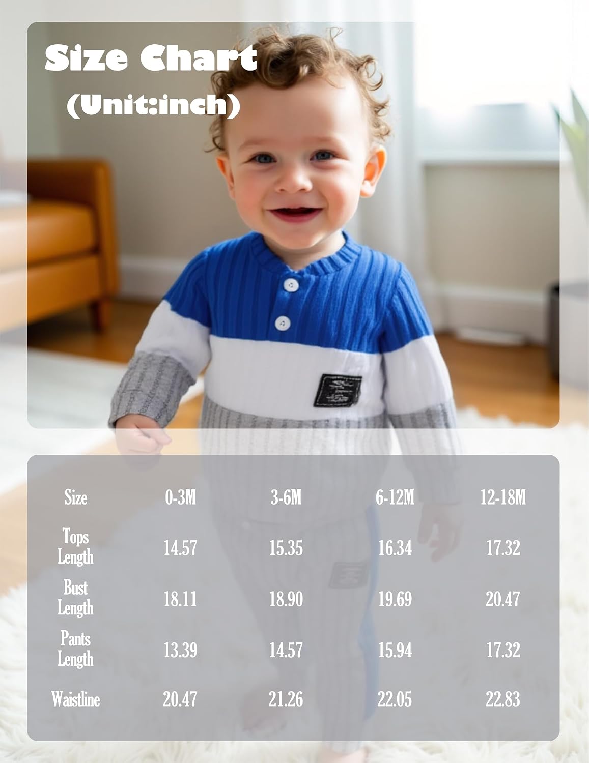 Newborn Baby Boy Clothes Boy Outfit Infant Romper Winter Fall Long Sleeves Pants Set Hat 3PC