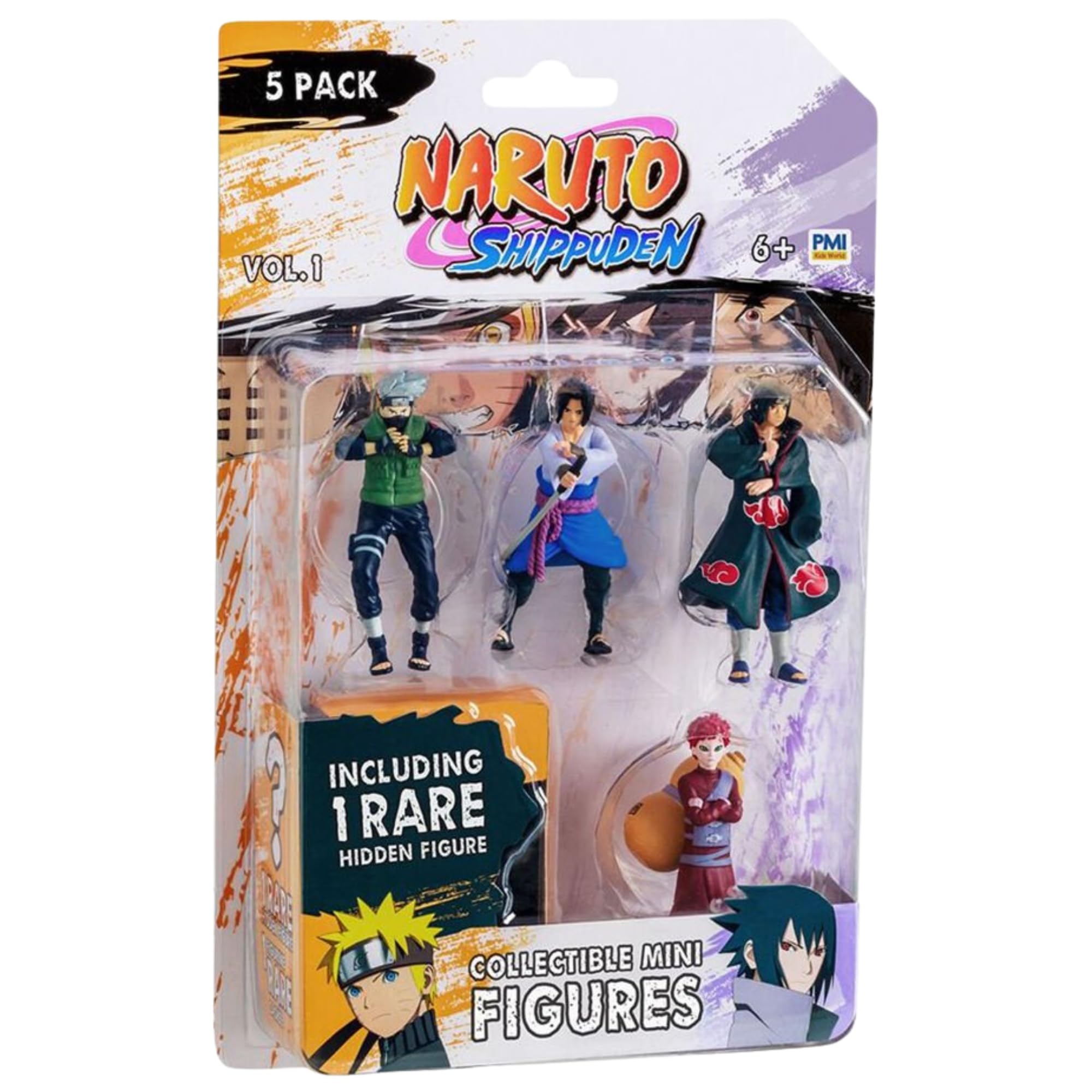 BANDAI Anime Heroes Naruto Shippuden 7cm 2.75" Action & Play Figures - (5 Pack Set 4) โ image 1