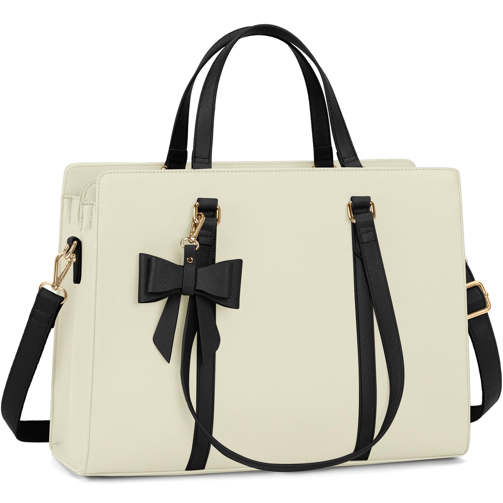 Borsa per computer portatile da 15,6 pollici borsa tote bag in pelle impermeabile valigetta per computer professionale business ufficio borsa da lavoro