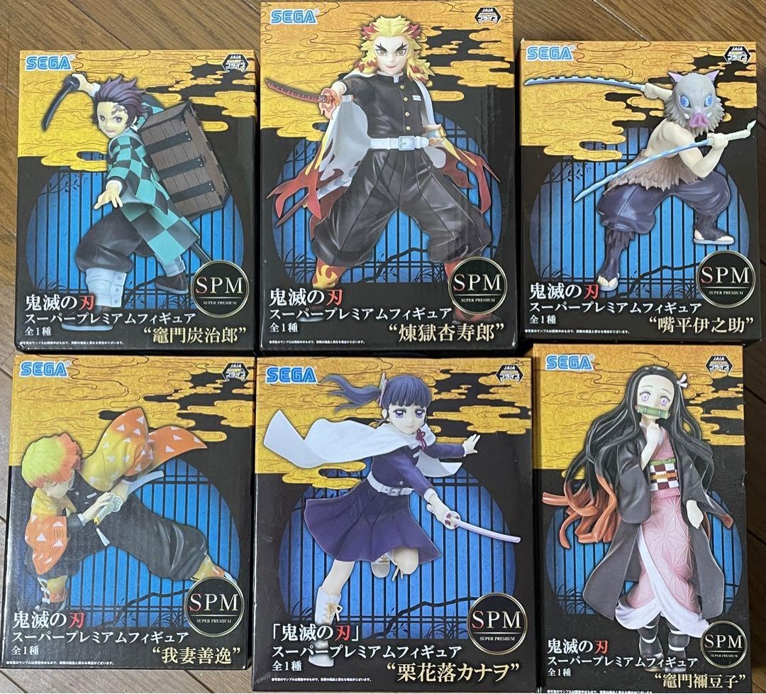鬼滅の刃 一番くじ フィギュア 缶バッジ 竈門禰豆子 炭治郎 善逸 伊之助 ☆買い取りました！《鬼滅の刃 SPM 竈門炭治郎、我妻善逸、嘴平