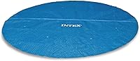 Vista 9 de Cubierta solar Intex de 18 pies de diámetro, para piscinas, fácil de instalar y enmarcar, Azul