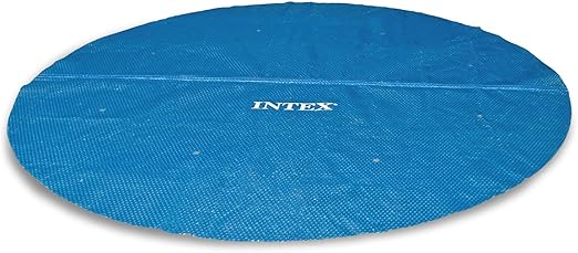 INTEX 28012E Solar Pool Cover: for 12ft Round Easy Set and Metal Frame Pools – Insulates Pool Water – Reduces Water Evaporation – Keeps Debris Out – Reduces Chemical Consumption