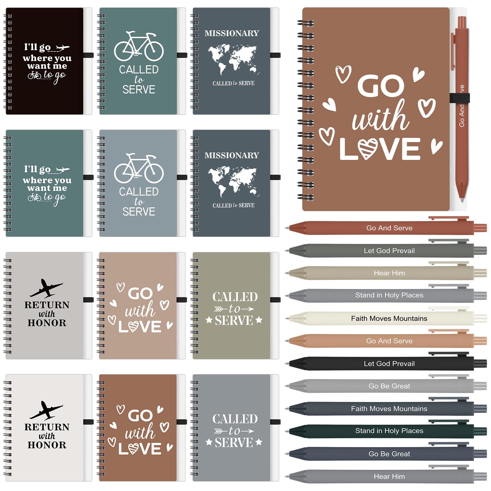 Mormon journal chrétien avec stylo pour baptême évêque église école Gueevin
