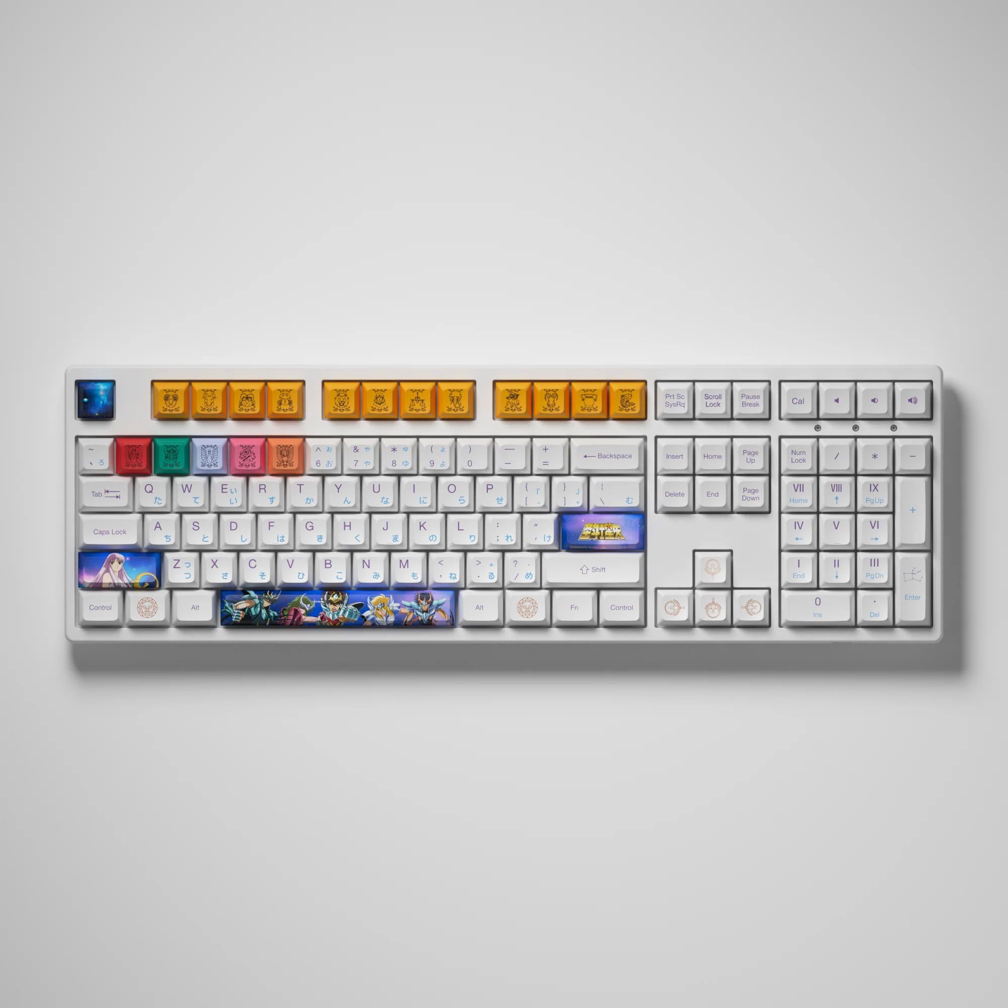 Teclado Mecânico Cavaleiros do Zodíaco Akko 3108v2 Switch Akko CS