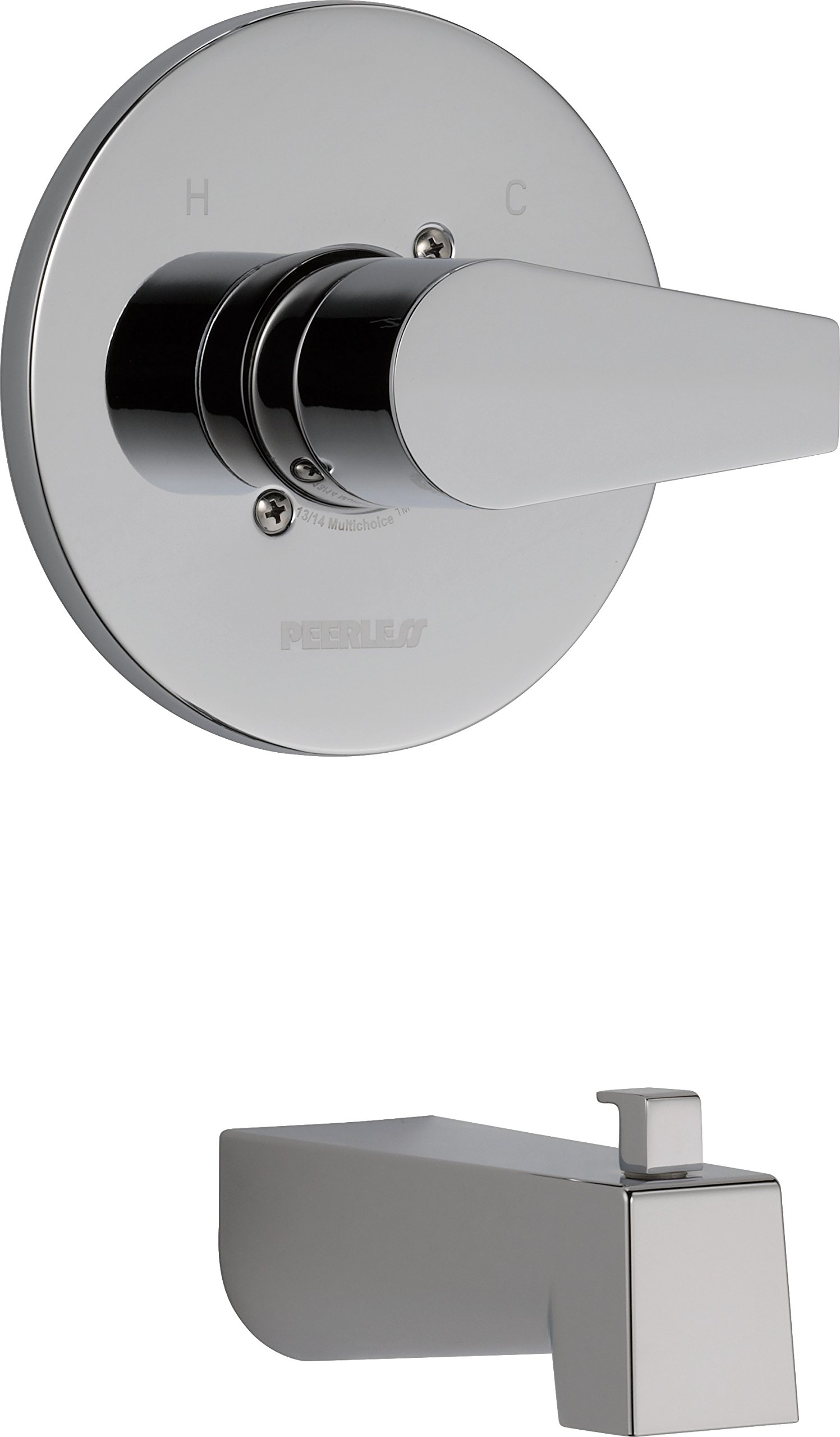 PeerlessPTT14119 Xander Tub Trim Only (Valve Sold Separately), Chrome