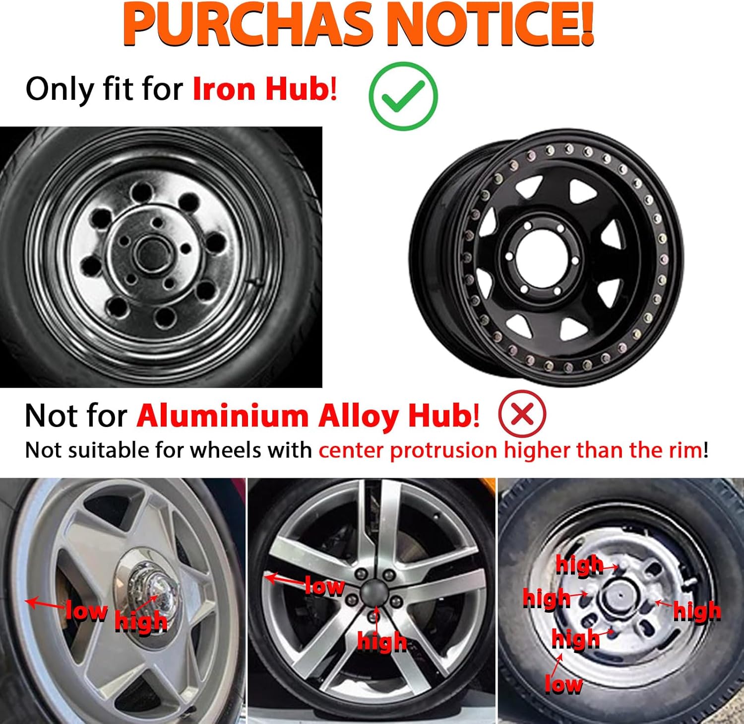 Hub Caps 15Inch Set of 4,PP Plastic Silver & Black Universal Hubcap,Wheel Covers for Cars,Fits Most Cars,Honda Nissan Rogue Sport Ford Toyota VW Chevy Nissan Mazda Dodge