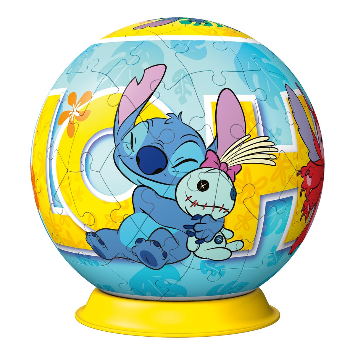 Ravensburger - Puzzle 3d Stitch Sferico | Puzzle 3d Bambini 6 Anni O Più | Regalo Stitch Bambina E Bambino 73 Pezzi | Giochi Bambini 6 Anni Sferico Da Disney