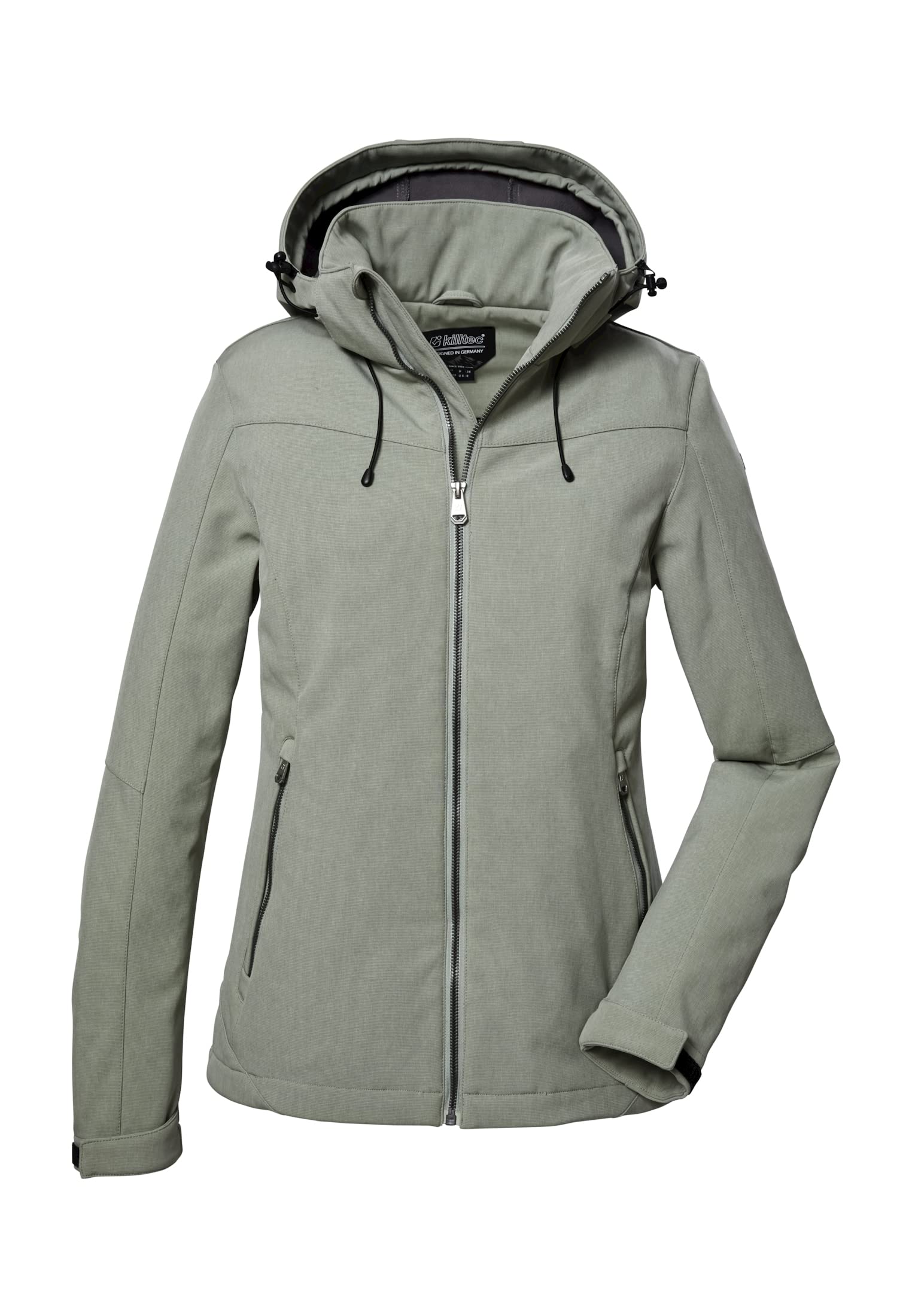 Killtec Damen Softshelljacke Softshell Jacke mit abzippbarer Kapuze Damen Softshelljacke wasserabweisend, Winddicht, atmungsaktiv